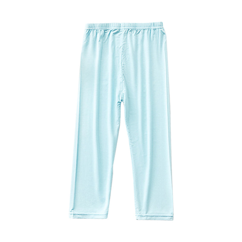 Kids Spring/Summer Bottoms that Go With Everything Leggings Leisure Home Pants for Girls 3-8Y