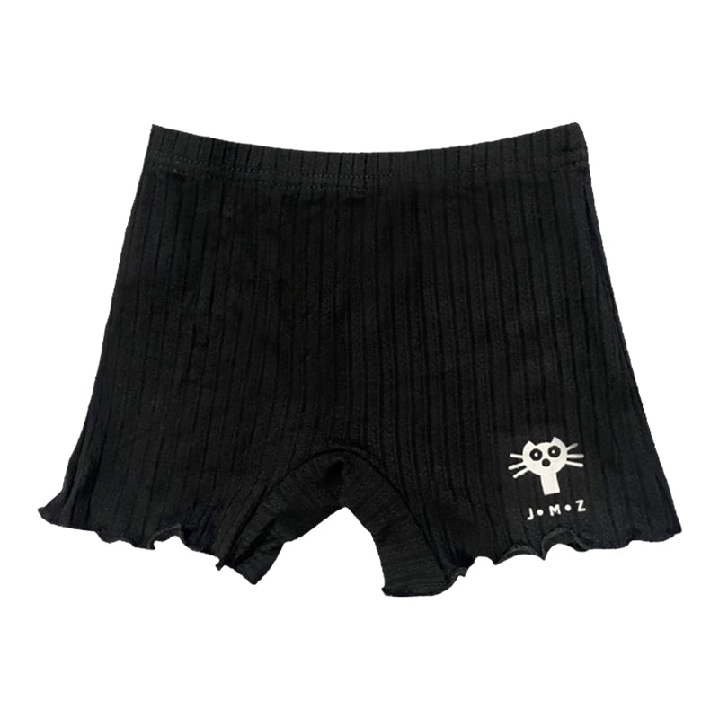 Kids Summer Shorts Lace Safety Pants Leggings Solid Pants Cotton Short Pants for Girls 2-12Y