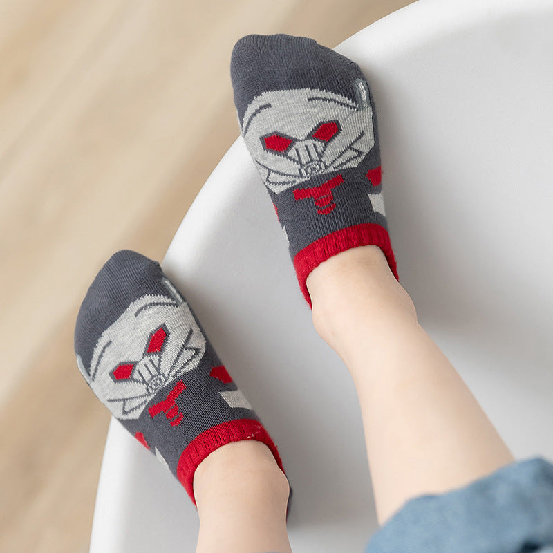 Super Heroes Socks for Kids Boys Girls 1-9 Y
