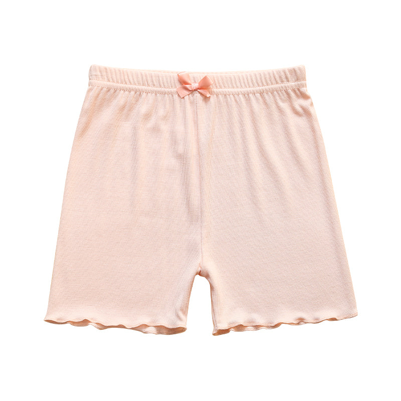 Kids Dance Shorts Bike Short Breathable and Safety Man-made Cotton Under Dress Short for Girls 3-12Y