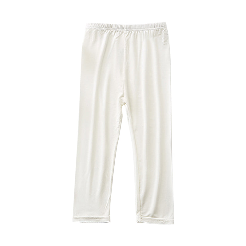 Kids Spring/Summer Bottoms that Go With Everything Leggings Leisure Home Pants for Girls 3-8Y