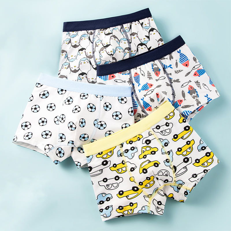 4 in 1 Boxer Shorts Ultraman Design for Boy 3-13Y