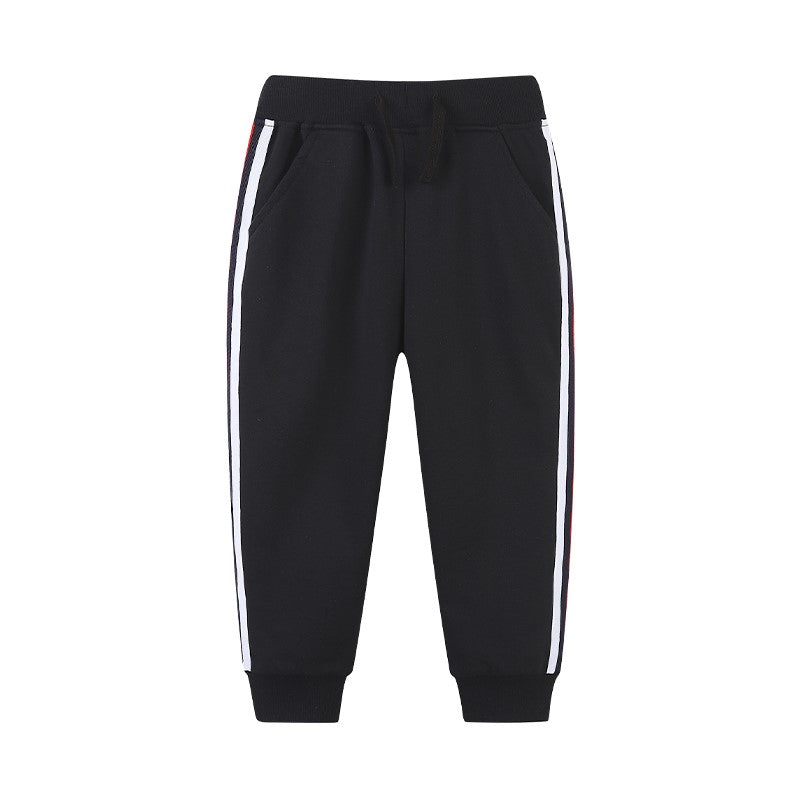Kids Sports Casual Sweatpants Cotton Loose Pants Sports Running Jogging Sweatpants for Boys 2-7Y