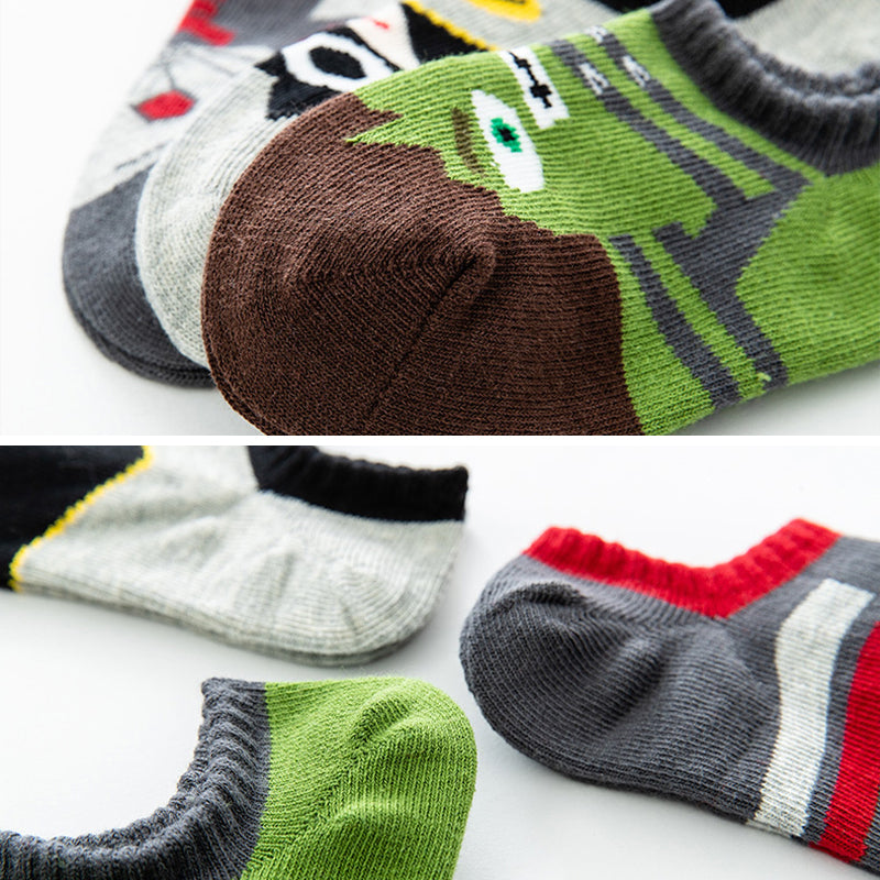 Super Heroes Socks for Kids Boys Girls 1-9 Y