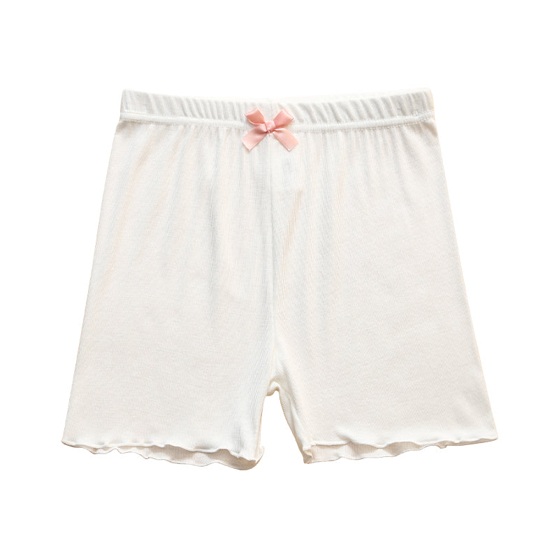Kids Dance Shorts Bike Short Breathable and Safety Man-made Cotton Under Dress Short for Girls 3-12Y