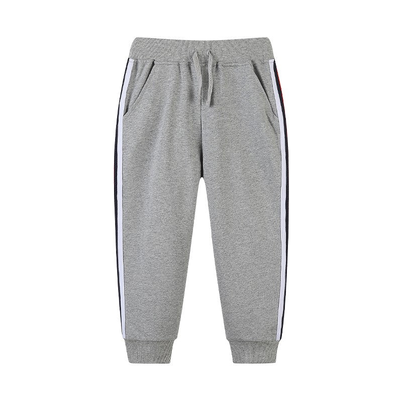 Kids Sports Casual Sweatpants Cotton Loose Pants Sports Running Jogging Sweatpants for Boys 2-7Y
