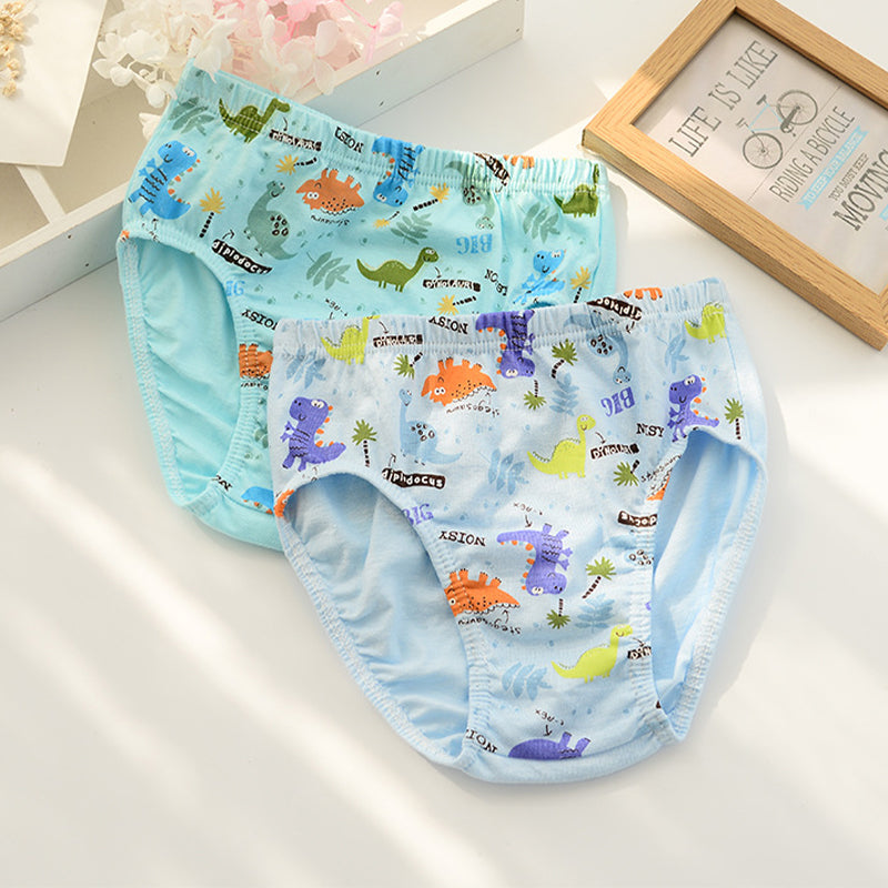 5 in 1 Dino Set Briefs for Boys 1 to 13 YO