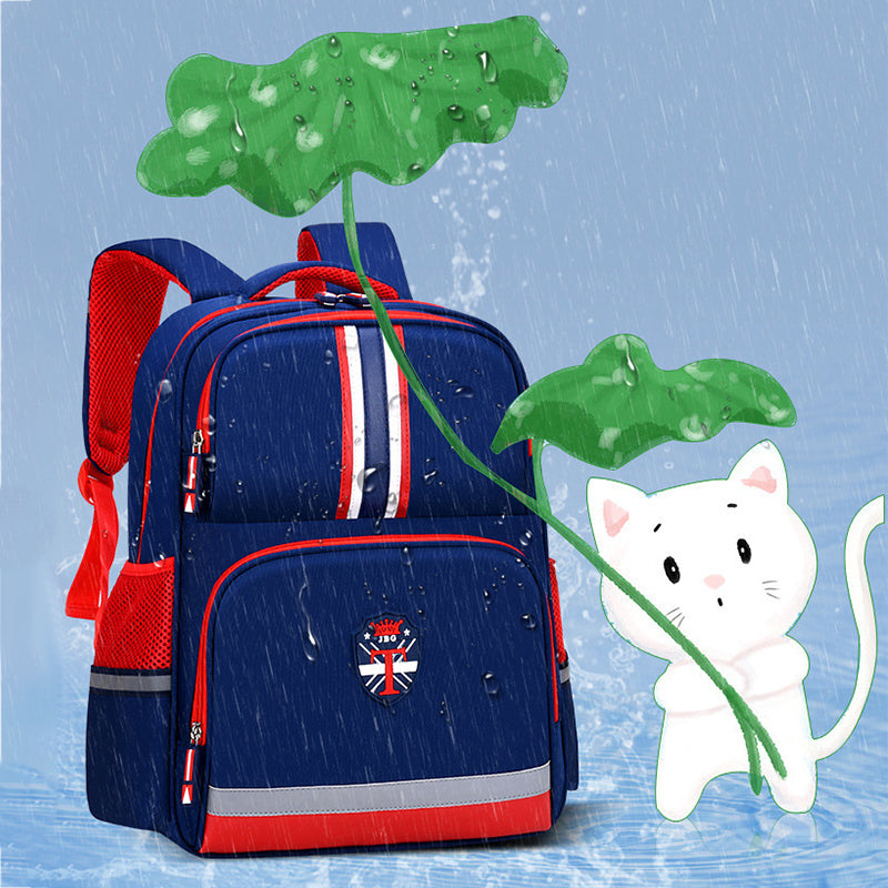 Stripe Design Backpack