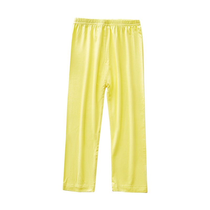 Kids Spring/Summer Bottoms that Go With Everything Leggings Leisure Home Pants for Girls 3-8Y