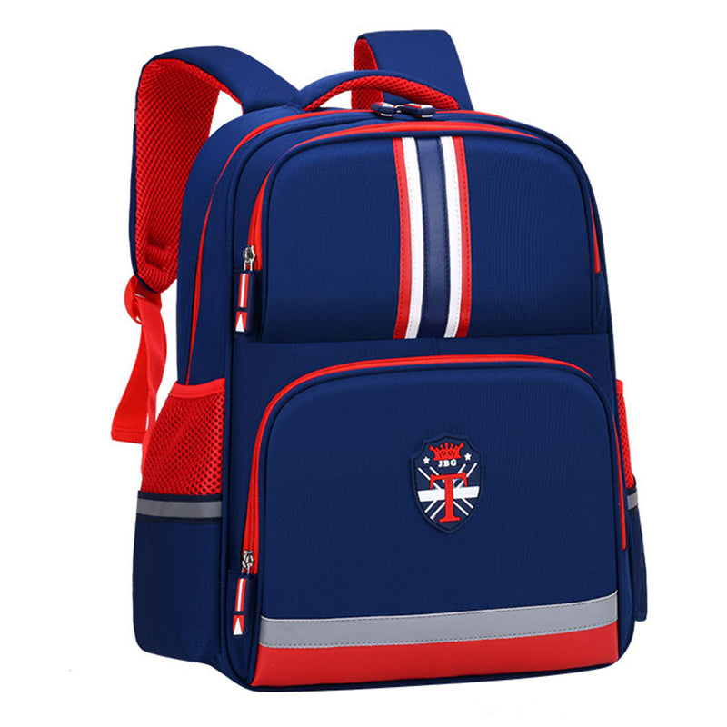 Kids Backpack Stripe Design Minimal Print School Bag for Student
