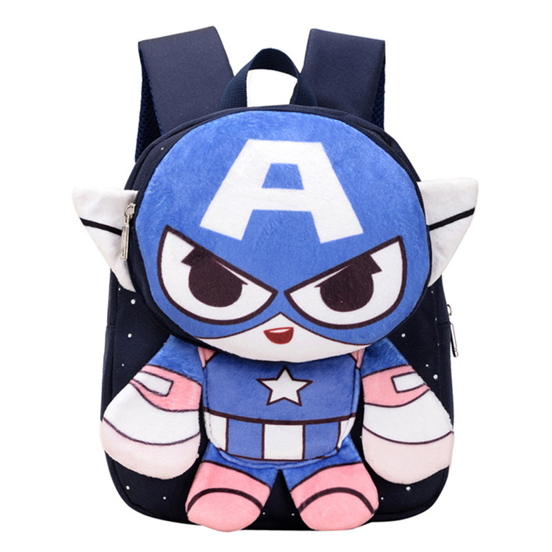 Kids High Quality Kindergarten School Bag Cute Dinosaur & Marvel Character Design Bag for Baby Kids