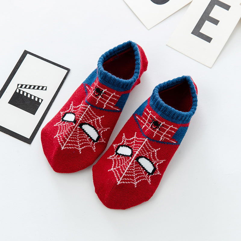 Super Heroes Socks for Kids Boys Girls 1-9 Y