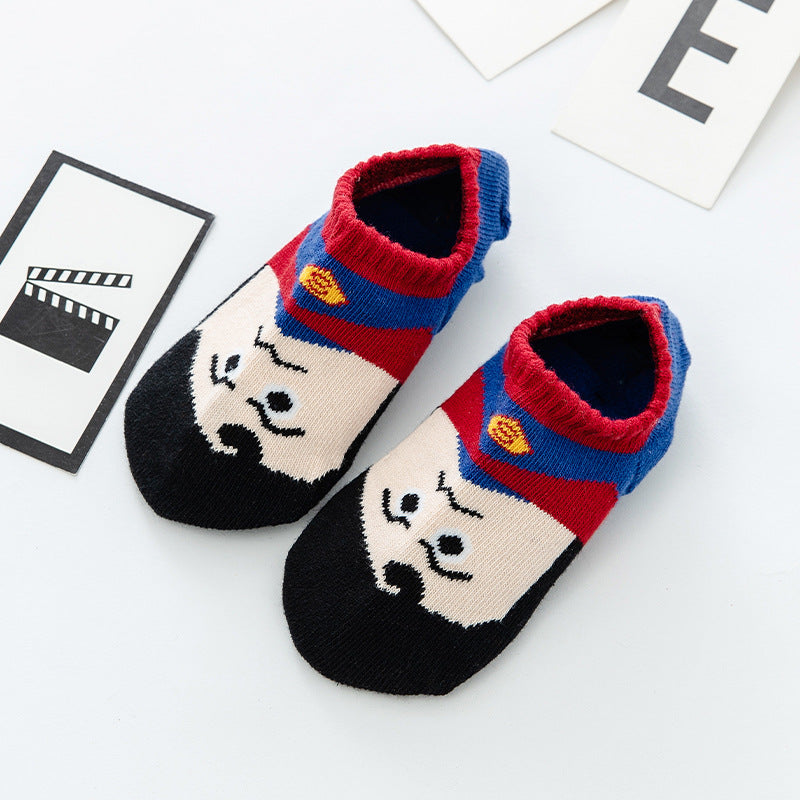 Super Heroes Socks for Kids Boys Girls 1-9 Y