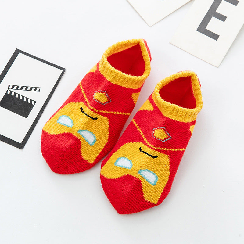 Super Heroes Socks for Kids Boys Girls 1-9 Y