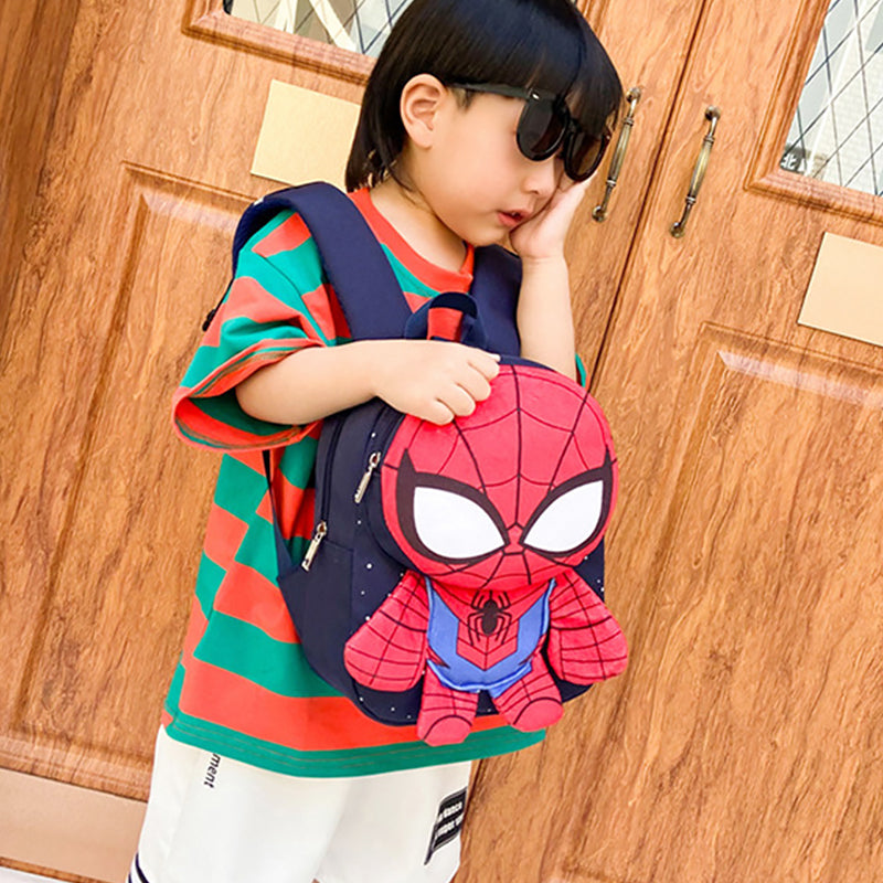 Kids High Quality Kindergarten School Bag Cute Dinosaur & Marvel Character Design Bag for Baby Kids