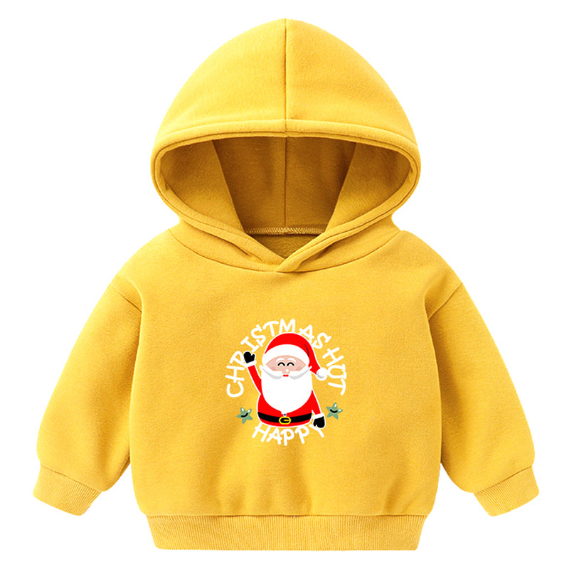Kids Christmas Hoodie Santa Claus Design for Boy Girl 2-7 Y