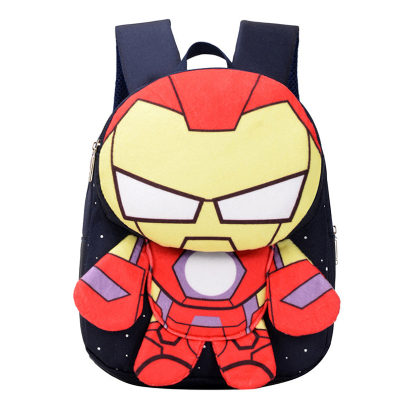 Kids High Quality Kindergarten School Bag Cute Dinosaur & Marvel Character Design Bag for Baby Kids