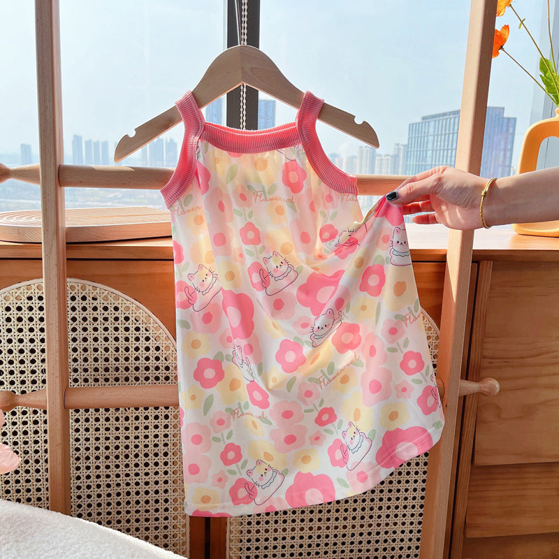 Sleeveless Dress for Girls 2-10 Y