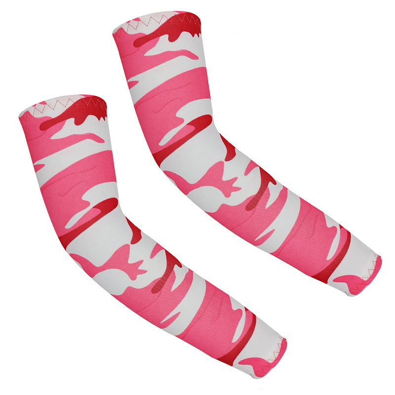 Kids Sports Arm Sleeve Digital Camouflage Design Baseball Football Basketball for Boy Girl 3-12Y