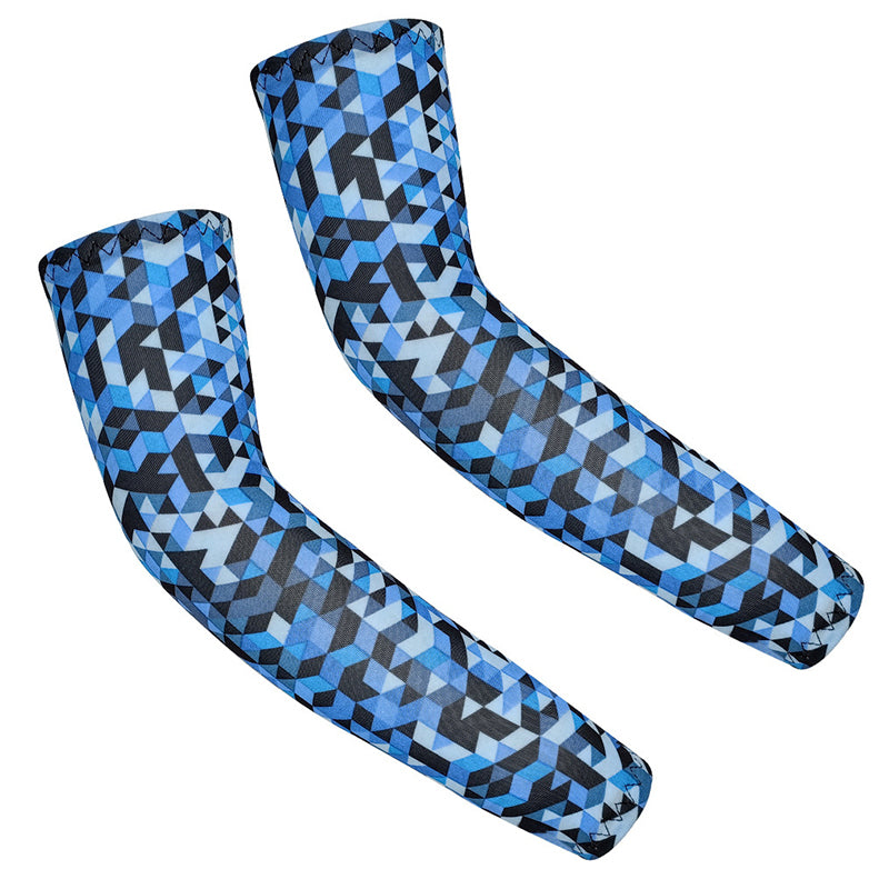 Kids Sports Arm Sleeve Digital Camouflage Design Baseball Football Basketball for Boy Girl 3-12Y