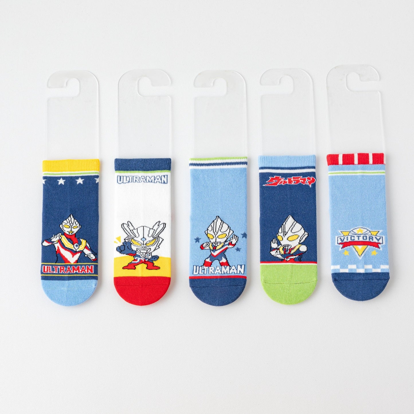 Kids Socks 5in1 High Quality Cotton Ultraman Superman Cartoon Fashion Socks for Boy Girl 1-12Y