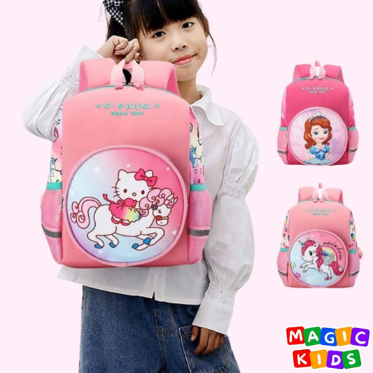 Kids Backpack School Bag Pink Color for Student
