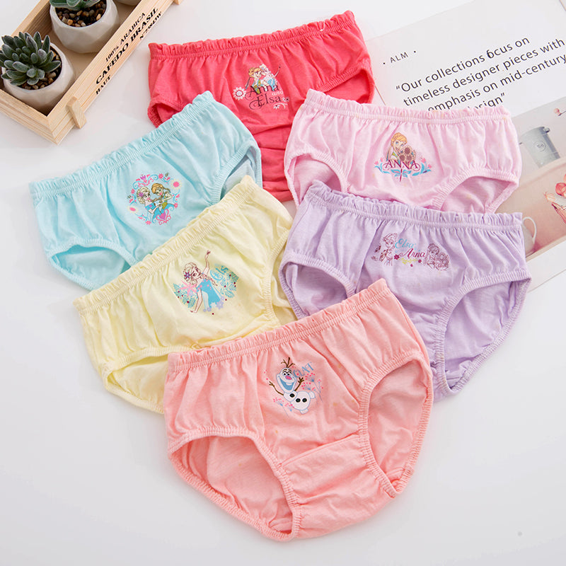 10 in 1 Pack Panties for Girls 2-13 Y