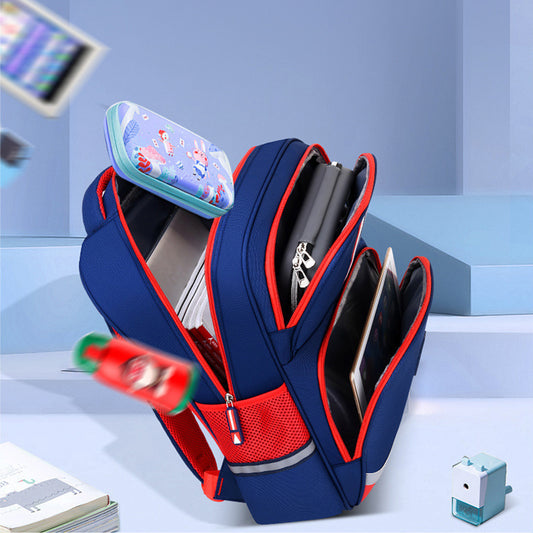 Stripe Design Backpack