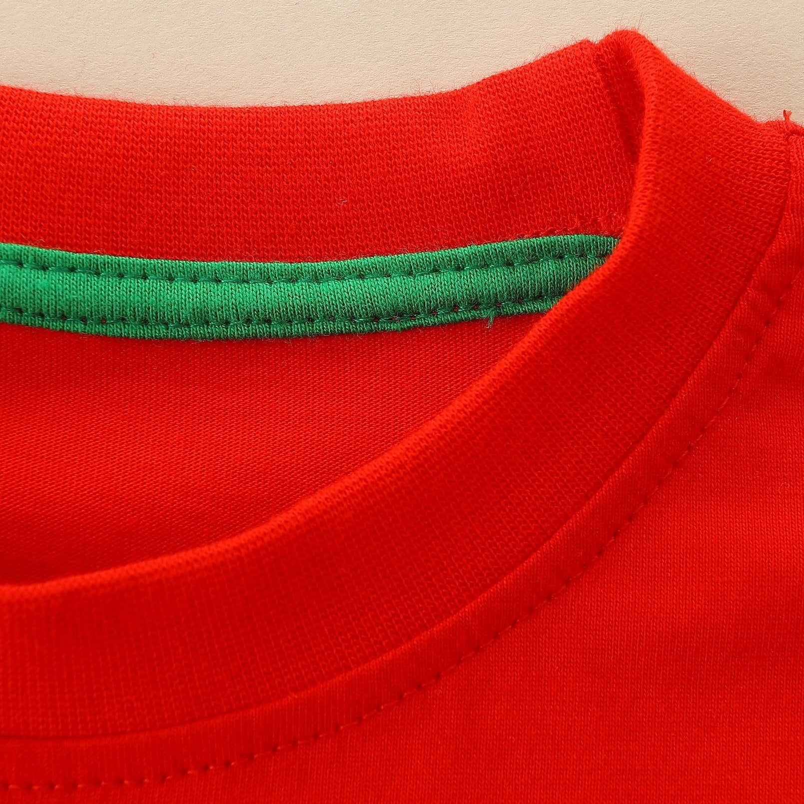 Kids Christmas T-shirt Long Sleeve Cotton for Kids 2-7 Y