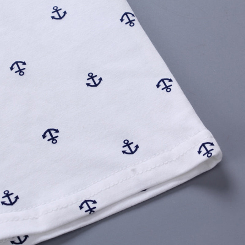 Polo T-shirt + Shorts Anchor Design Casual Suits for Boy 1-6 Y