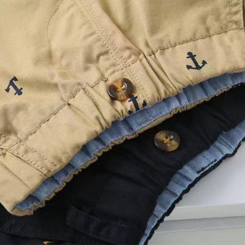 Kids Summer Active Shorts Cotton Elastic Waist Pants  Beach Pants Casual Pants for Boys 1-8Y