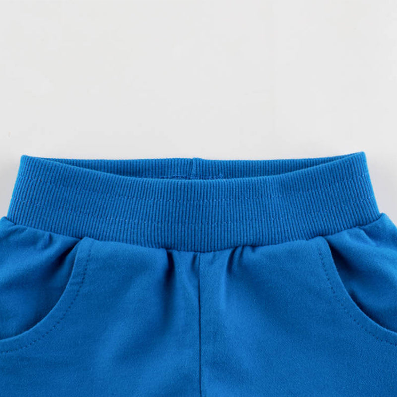 Kids Pants Summer Breathable Cotton Beach Sports Pants Plain Pants Baby Clothing for Boys 1-9Y