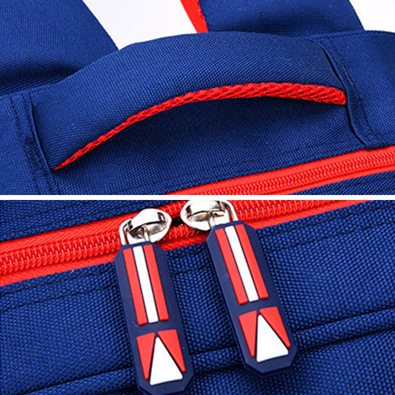 Kids Backpack Stripe Design Minimal Print School Bag for Student