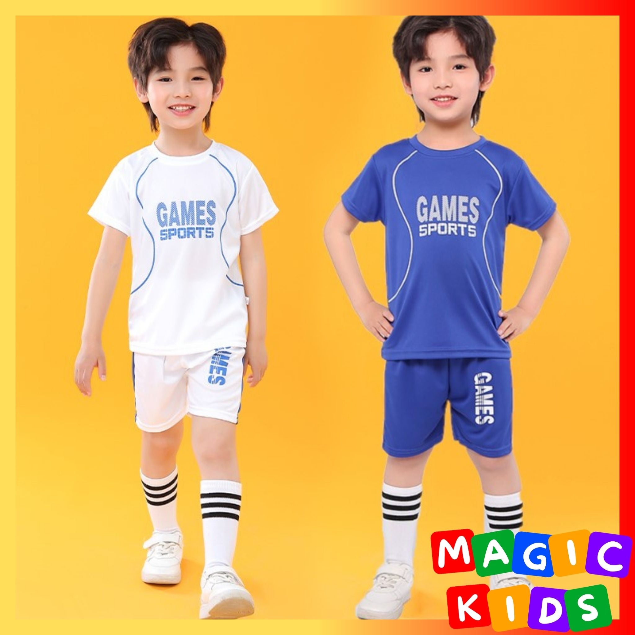 Kids Summer Casual Basketball Sports Clothing Set T-Shirt and Shorts Terno for Boys 1-9