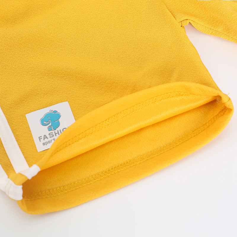 Kids Summer Shorts with Side Stripes Casual Sport Wear Tracksuit Short Pants for Boys Girls 2-11Y