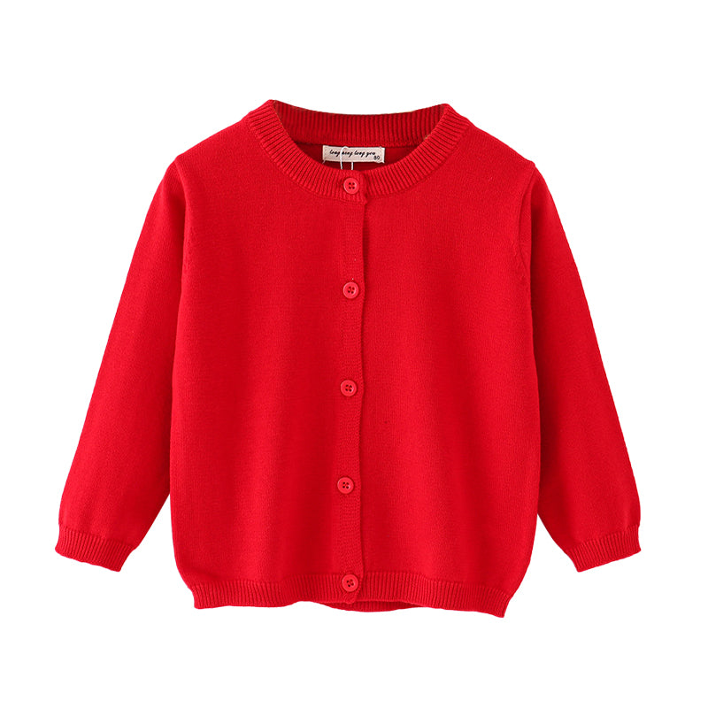 Classic Cardigans for Girls 1 to 6 Years Old