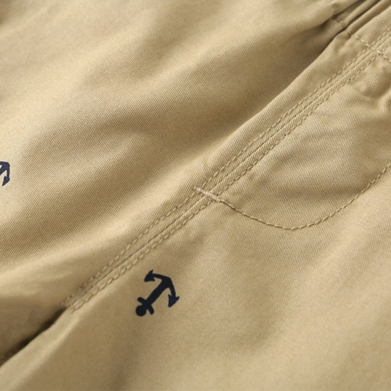 Kids Summer Active Shorts Cotton Elastic Waist Pants  Beach Pants Casual Pants for Boys 1-8Y