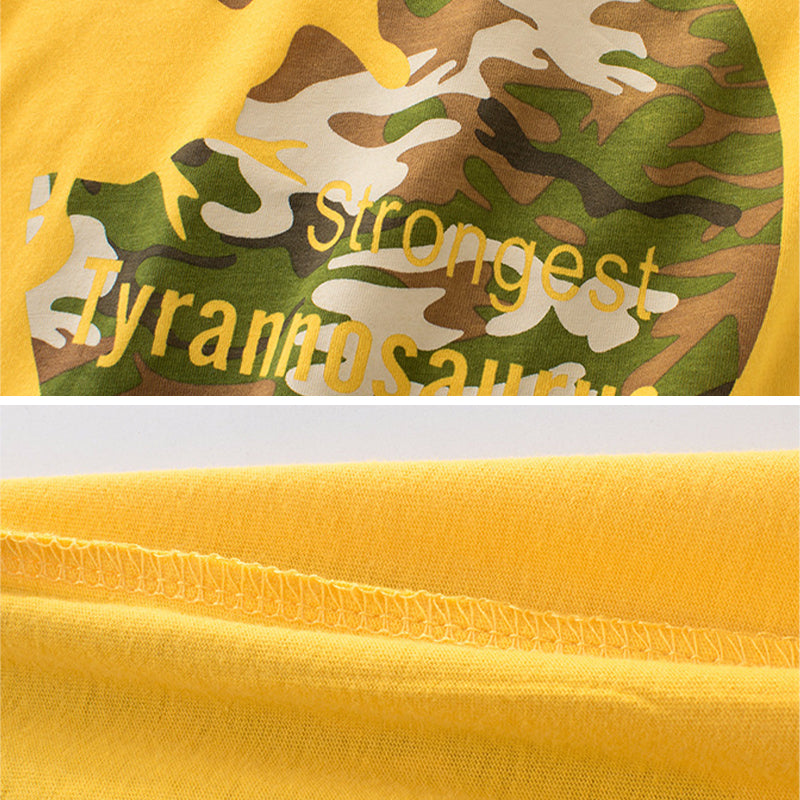 Dinosaur Themed T shirt for Boys 1-10Y