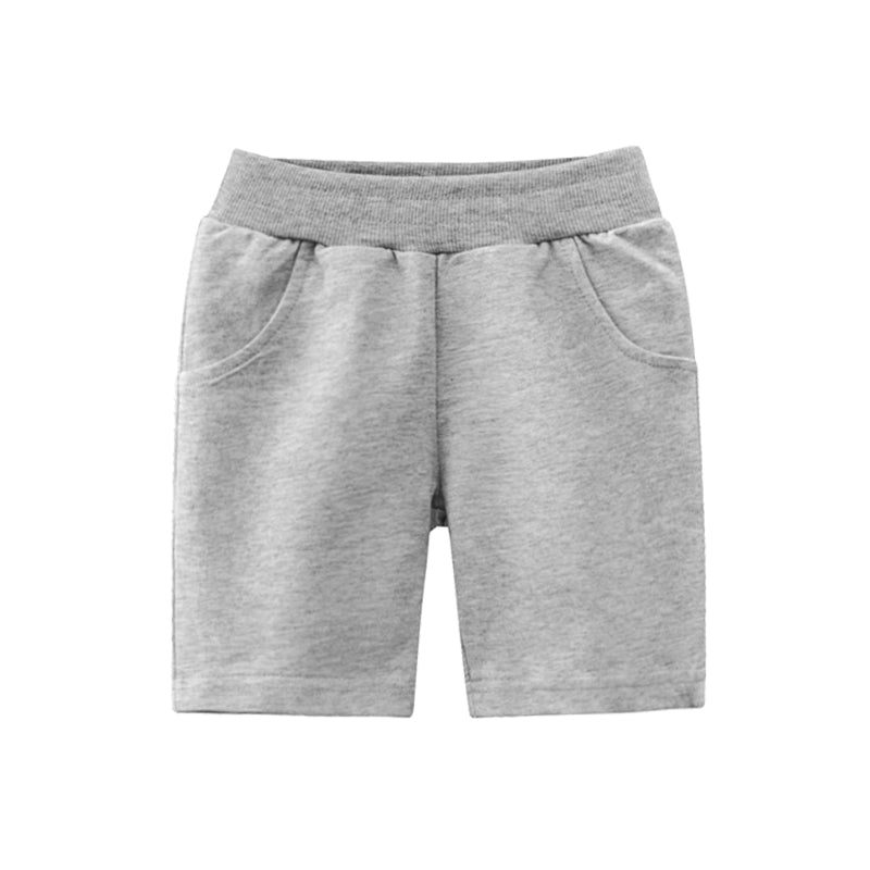 Kids Pants Summer Breathable Cotton Beach Sports Pants Plain Pants Baby Clothing for Boys 1-9Y