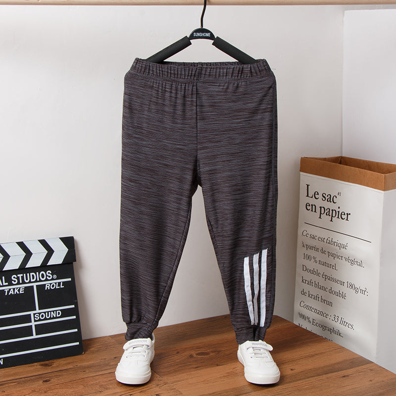 Kids High Quality Summer Lightweight Quick Drying Sweatpants Breathable Pants for Boy 2-11Y