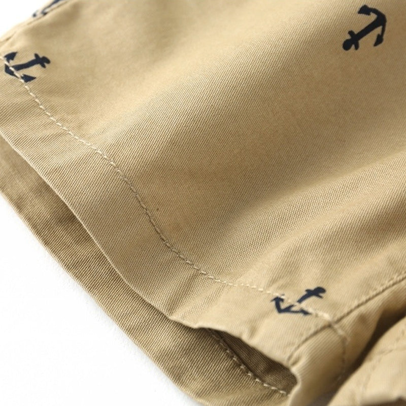 Kids Summer Active Shorts Cotton Elastic Waist Pants  Beach Pants Casual Pants for Boys 1-8Y