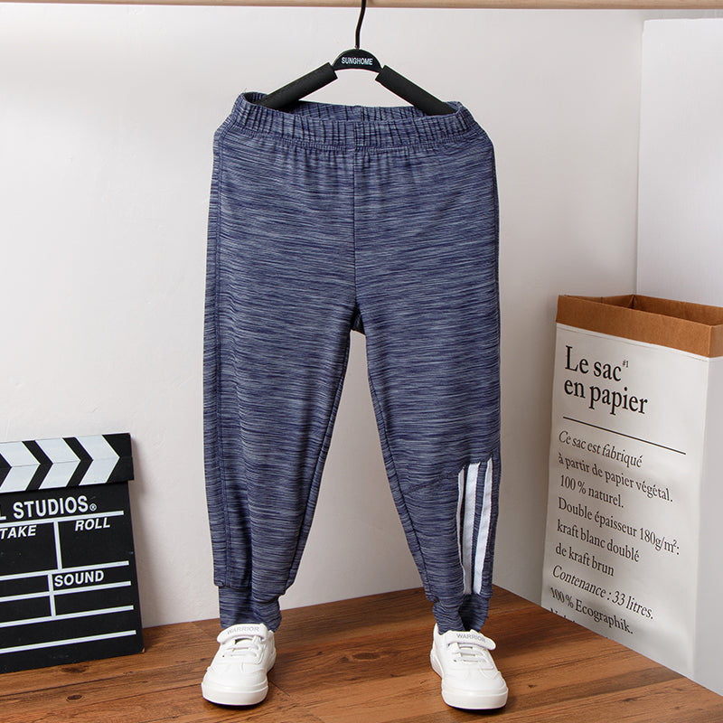 Kids High Quality Summer Lightweight Quick Drying Sweatpants Breathable Pants for Boy 2-11Y