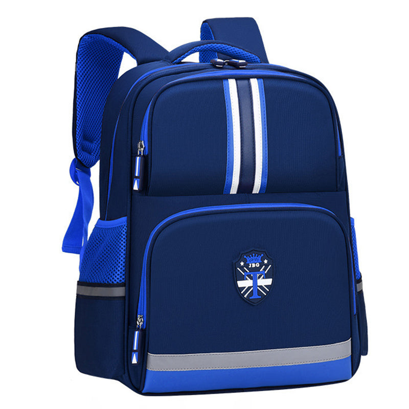 Kids Backpack Stripe Design Minimal Print School Bag for Student