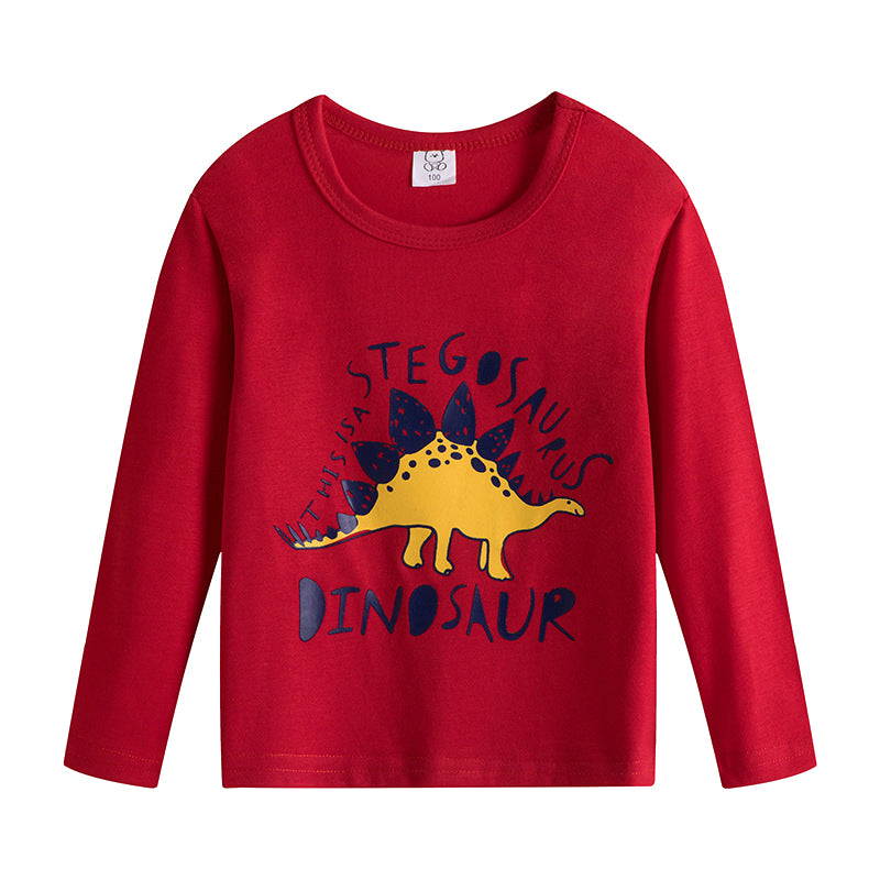 Kids Sweatshirt Autumn Long Sleeve Tops Monster Astronaut Clothes for Boys Girls 2-6Y