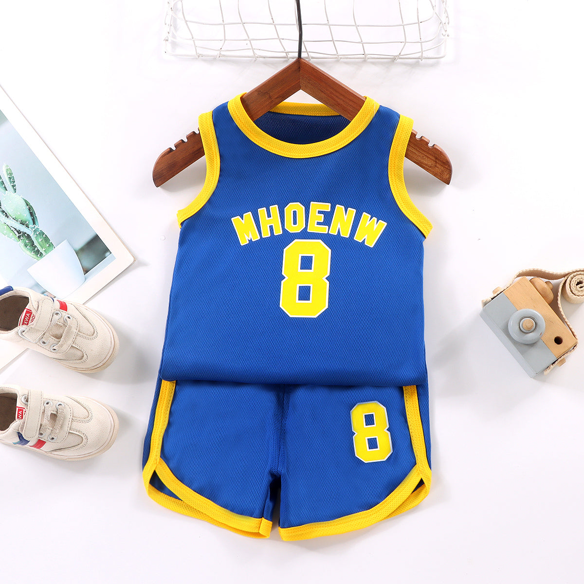 Kids Jersey Terno Basketball Jersey Outdoor Running Basketball Training for Boy Girl 1-9Y