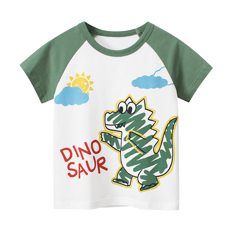 Kids T shirts Cartoon Print T-Shirts Cotton Streets Style Clothing T shirt for Boys 1-10Y