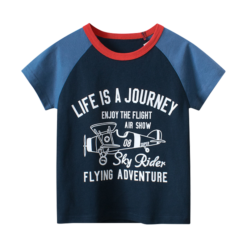 Kids T shirts Cartoon Print T-Shirts Cotton Streets Style Clothing T shirt for Boys 1-10Y