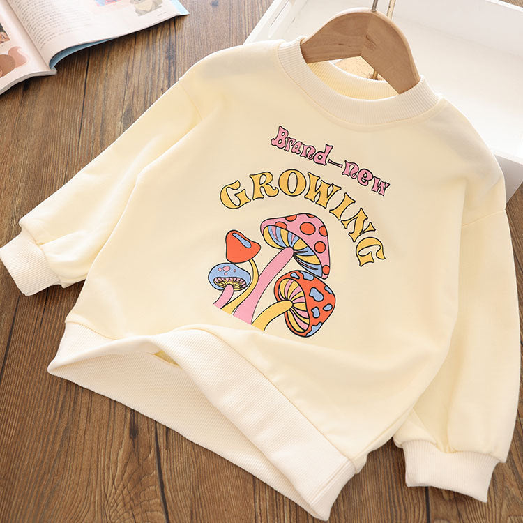 Autumn Sweater Cute Design Cotton Sunscreen Shirt for Boy Girl 2-10Y
