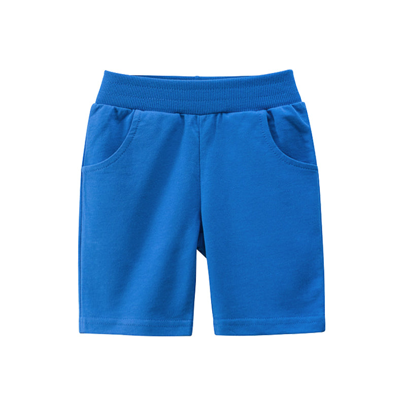 Kids Pants Summer Breathable Cotton Beach Sports Pants Plain Pants Baby Clothing for Boys 1-9Y